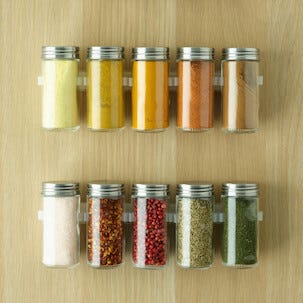 Kryddburkar glas, 6-pack