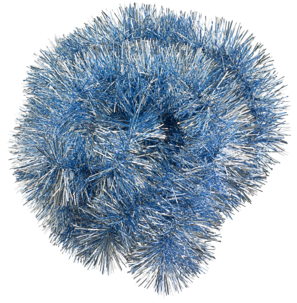 Glittergirlander i forskjellige farger, selges usortert