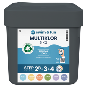 Swim & Fun MultiKlor Maxi Tab klortabletter 200 gram, 5 kg