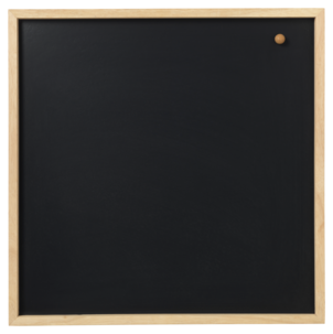Magneettinen liitutaulu, puukehys, 60 x 60 cm