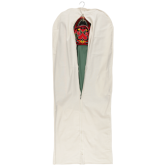 Klädpåse med dragkedja, tyg