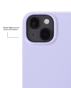Mobilskal silikon för iPhone 14, Holdit Lavender