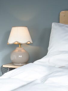 PR Home Nell bordslampa keramik nougat 35 cm