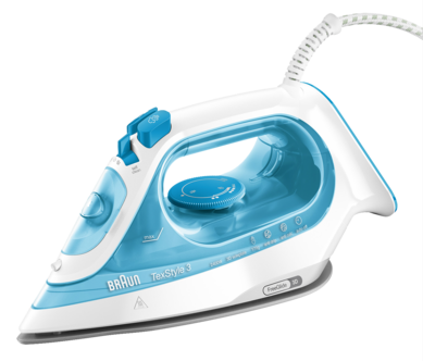 Braun TexStyle 3 ångstrykjärn SI 3053, blå