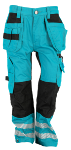 Arbetsbyxor barn, petrol