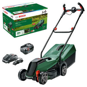 Bosch Ruohonleikkuri CityMower 18V-32-300 / Ruohotrimmeri Easy Grasscut 18-230