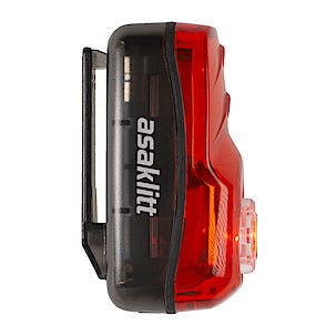 Cykelbelysning bak LED, Asaklitt