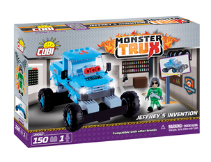 Byggklossar blå monstertruck, Cobi