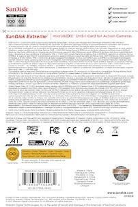Sandisk MicroSD Extreme Flash UHS3 minnekort