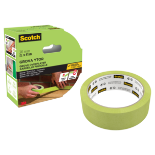 Scotch grön maskeringstejp för grova ytor, 36 mm x 41 m