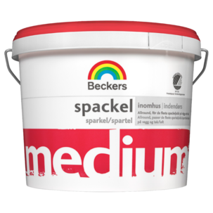 Beckers spackel inomhus medium, ljusgrå