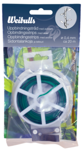 Weibulls grön bindtråd med avbitare, 20 meter