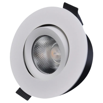 Designlight D-007 downlight LED 7 W 2700 K IP44, vit