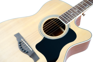 Stålsträngad akustisk gitarr med pickup Gecko