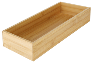 Lådinsats av bambu, höjd 6,5 cm, 1-pack