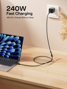 USB-C Jatkojohto 0,5 m, PD 240 W