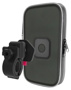 Mobilhållare med vattentätt fodral, för cykel, Snapflex Celly