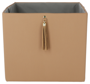 Förvaringslåda kvadrat, konstläder