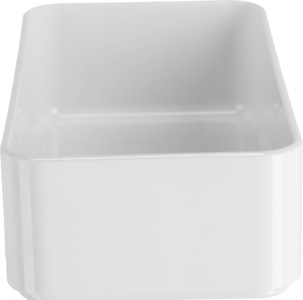 Organizer Calm Säilytyslaatikko valkoista muovia