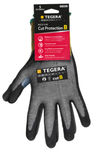 Tegera 8805R skärskyddshandskar med värmeskydd, B