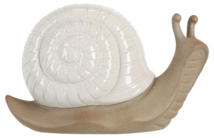 Dekorationsfigur Snigel, grå