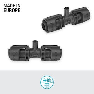 Gardena T-koppling med spridarfäste 13 mm, 5-pack