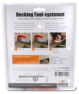 Trallverktyg Heco Decking Tool