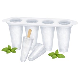 Isform silikon för isbitar eller pinnglass