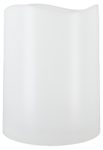 Blockljus LED med timer utomhus, vitt, Northlight