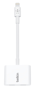 Lightning-splitter Belkin Audio + Charge Rockstar