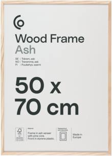 Fotoramme av FSC-merket tre på 50 x 70 cm