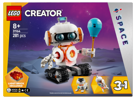 LEGO Creator 3-i-1 Rymdrobot 31164, från 8 år
