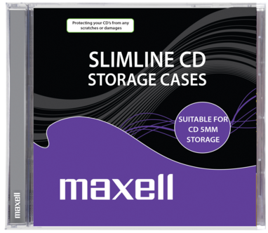 CD-fodral Maxell Slimcase, 10-pack  