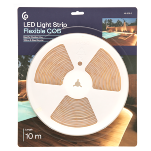 LED-lista ulos, sisälle, himmennettävä COB, vedenpitävä
