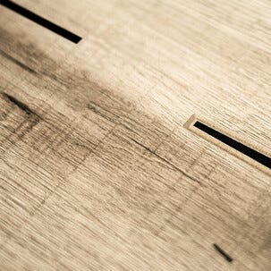 Suuri seinäkello FSC-merkittyä puuta, 36 cm