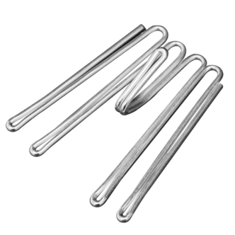 Fingerkrok gardin, gardinkrok låg fattning, 10-pack