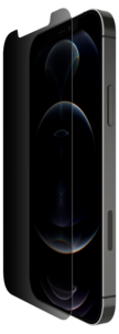 Näytönsuoja iPhone 12 / 12 Pro, Belkin Tempered Glass Privacy Anti-Microbial