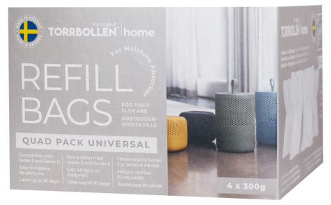 Torrbollen refill till Torrbollen Home, 4-pack