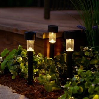 Solcellelampe, 3 stk/pk