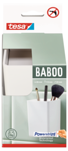 Tesa Baboo förvaringslåda utan lock självhäftande, vit