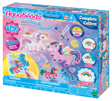 Aquabeads Mystic Unicorn vattenpärlor, från 4 år