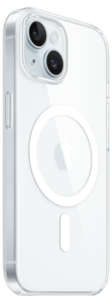 Mobilskal med MagSafe för iPhone 15, Apple Clear Case