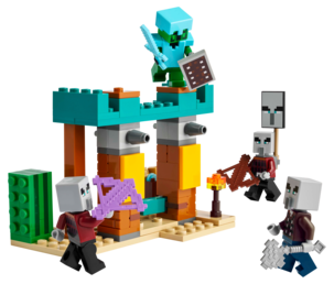 LEGO Minecraft Pahalaisten aavikkopartio 21267, yli 7-vuotiaille
