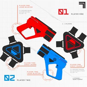 Sharper Image lasertag for 2 spillere, infrarød, fra 8 år