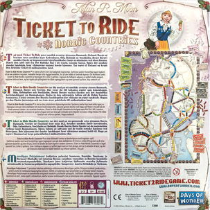 Ticket to Ride Nordic Countries brettspill, fra 8 år