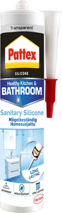 Silikon Kök & bad transparent, Pattex