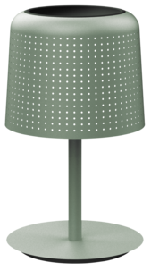 Bordslampa solcell metall 15 x 25 cm