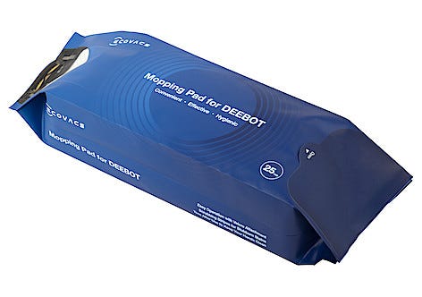 Engångs moppdukar Ecovacs N8/T8/T9, 25-pack