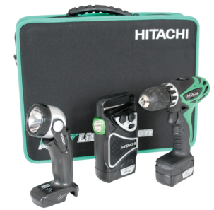 Verktygskit Hitachi 10,8V Li-ion
