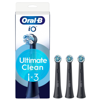 Oral-B iO Ultimate clean borsthuvud, svart